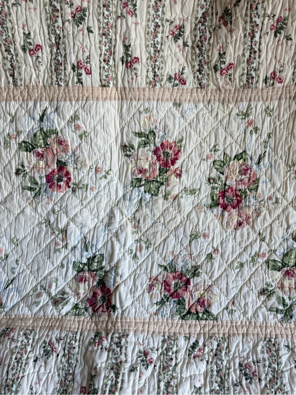 Twin Quilt Set- Beautiful Floral - Cottagecore - Farmhouse
